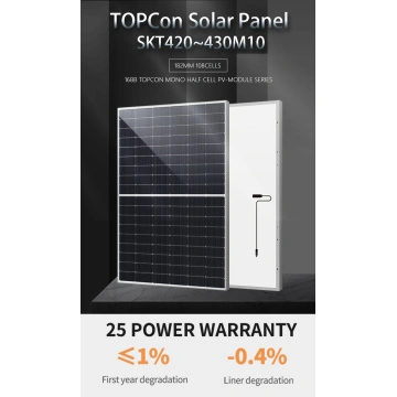 TOPCON 16BB 182mm 108cells Half-cut Solar Panels China